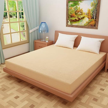 VANOS DREAMZ Water Proof Terry Cloth Fitted Mattress Protector for