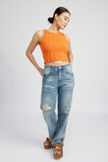 inclusive sizing rib crop top XS to 3XL