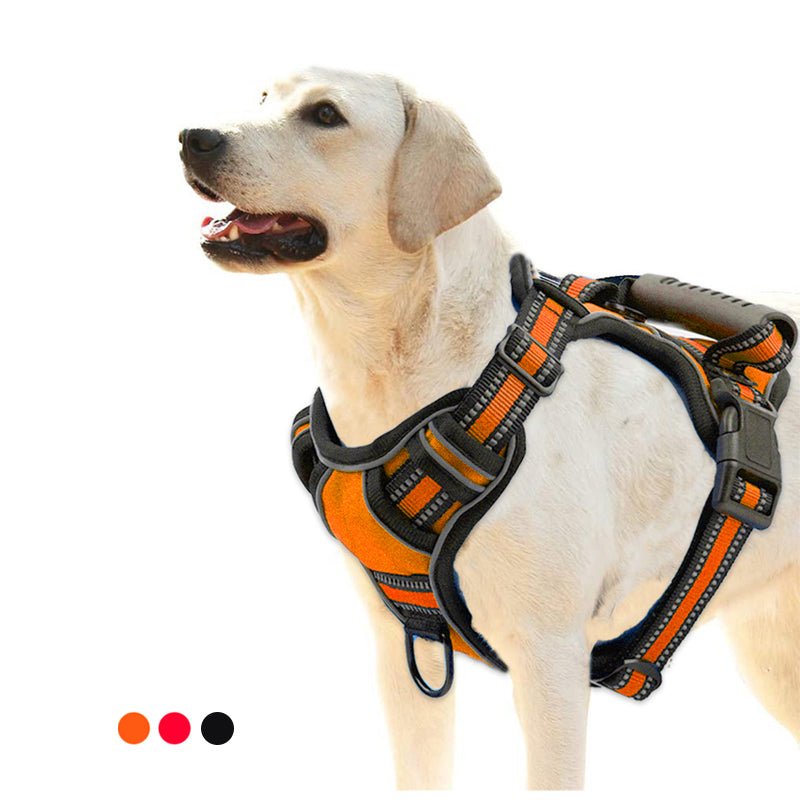 No-Pull Dog Harness – Breathable Reflective Adjustable Walking Vest - PrimeFlow
