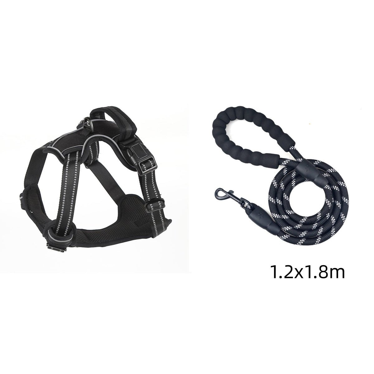 No-Pull Dog Harness – Breathable Reflective Adjustable Walking Vest - PrimeFlow
