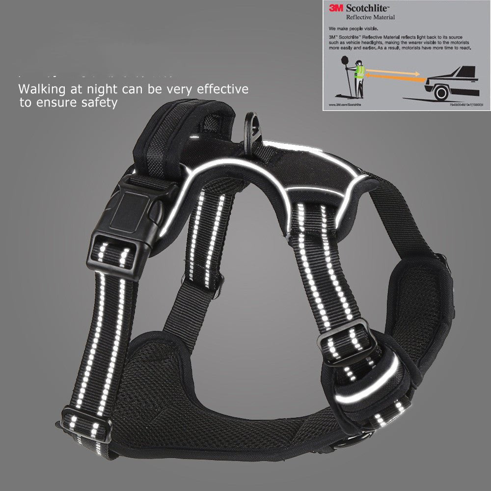 No-Pull Dog Harness – Breathable Reflective Adjustable Walking Vest - PrimeFlow