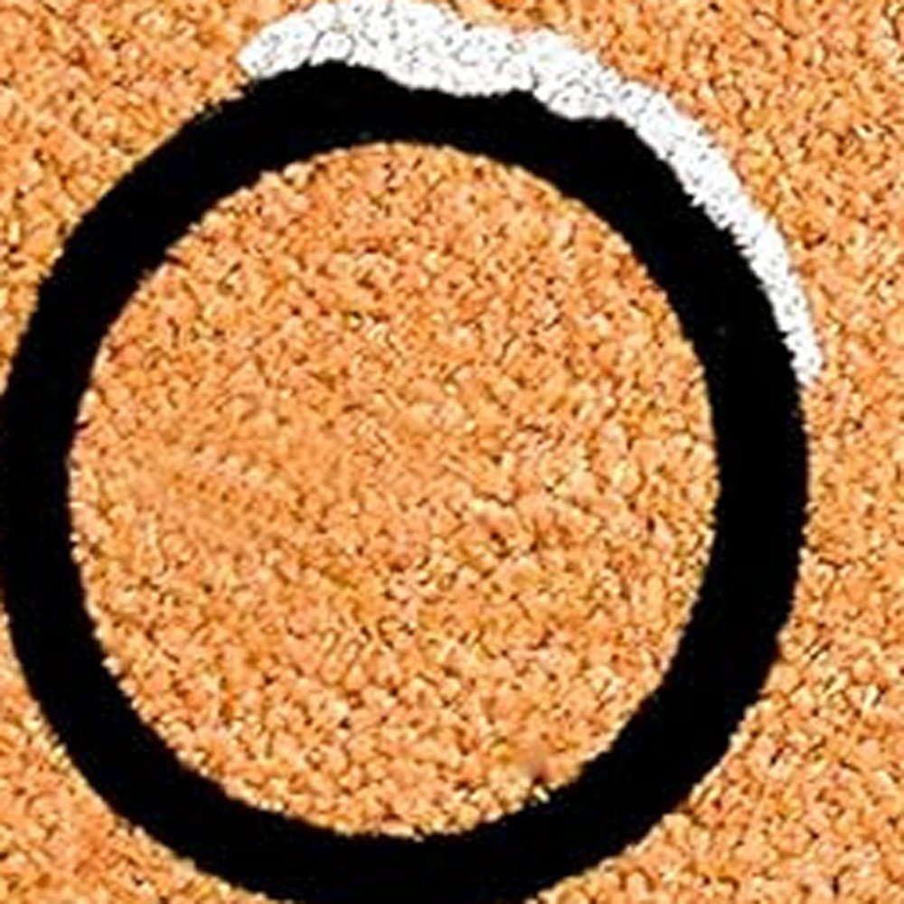 oversized eco-friendly coir entrance mat happy holidays