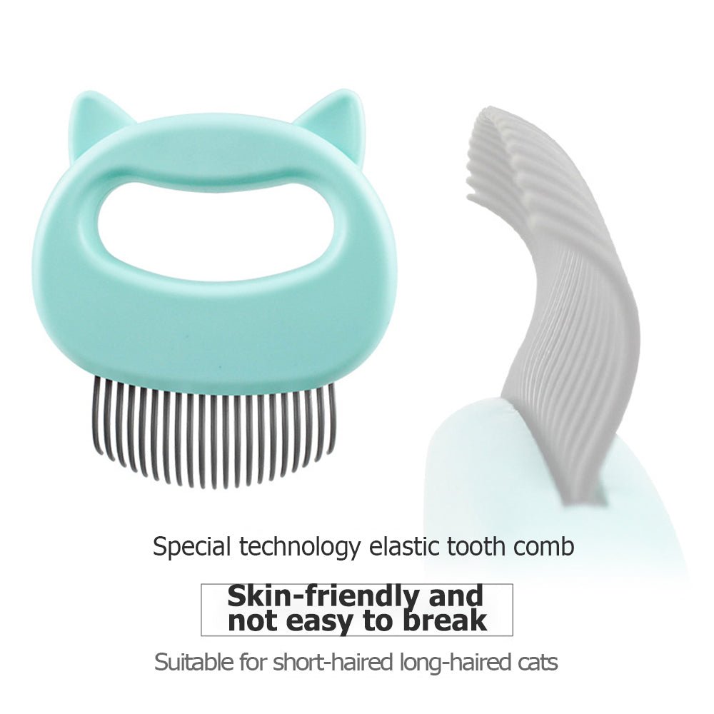 Pet Massage Brush – Silicone Grooming & Deshedding Tool - PrimeFlow
