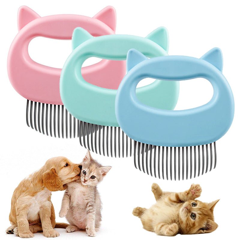 Pet Massage Brush – Silicone Grooming & Deshedding Tool - PrimeFlow