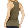 Woman wearing a green tank top